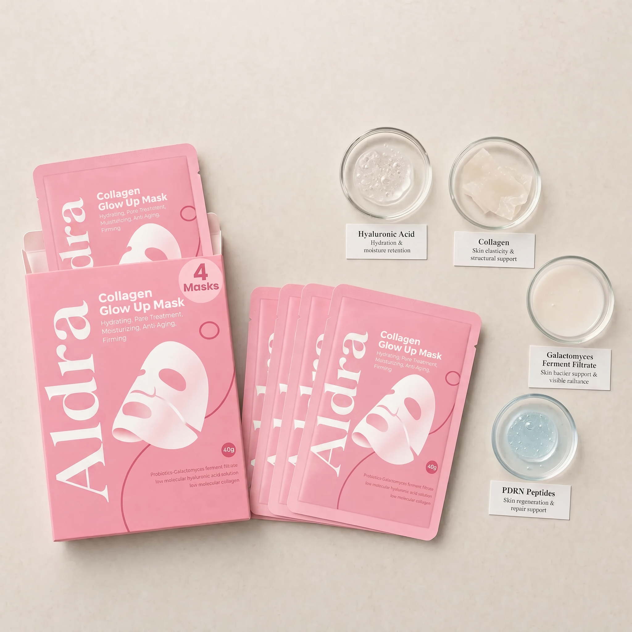 PDRN Collagen Mask Low Molecular Marine Collagen