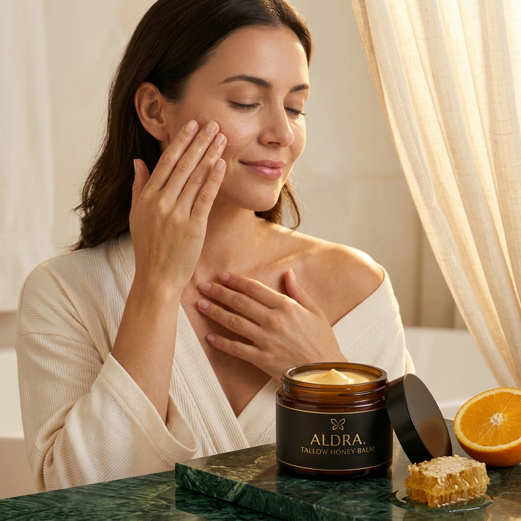 Tallow Honey Balm — Natural Moisturizer for Face, Hands & Body